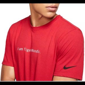 NIKE I Am Tiger Woods TW Golf Shirt Large